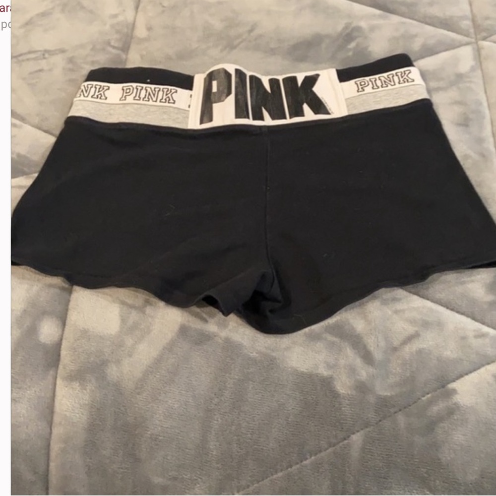 Pink shorts and tank top